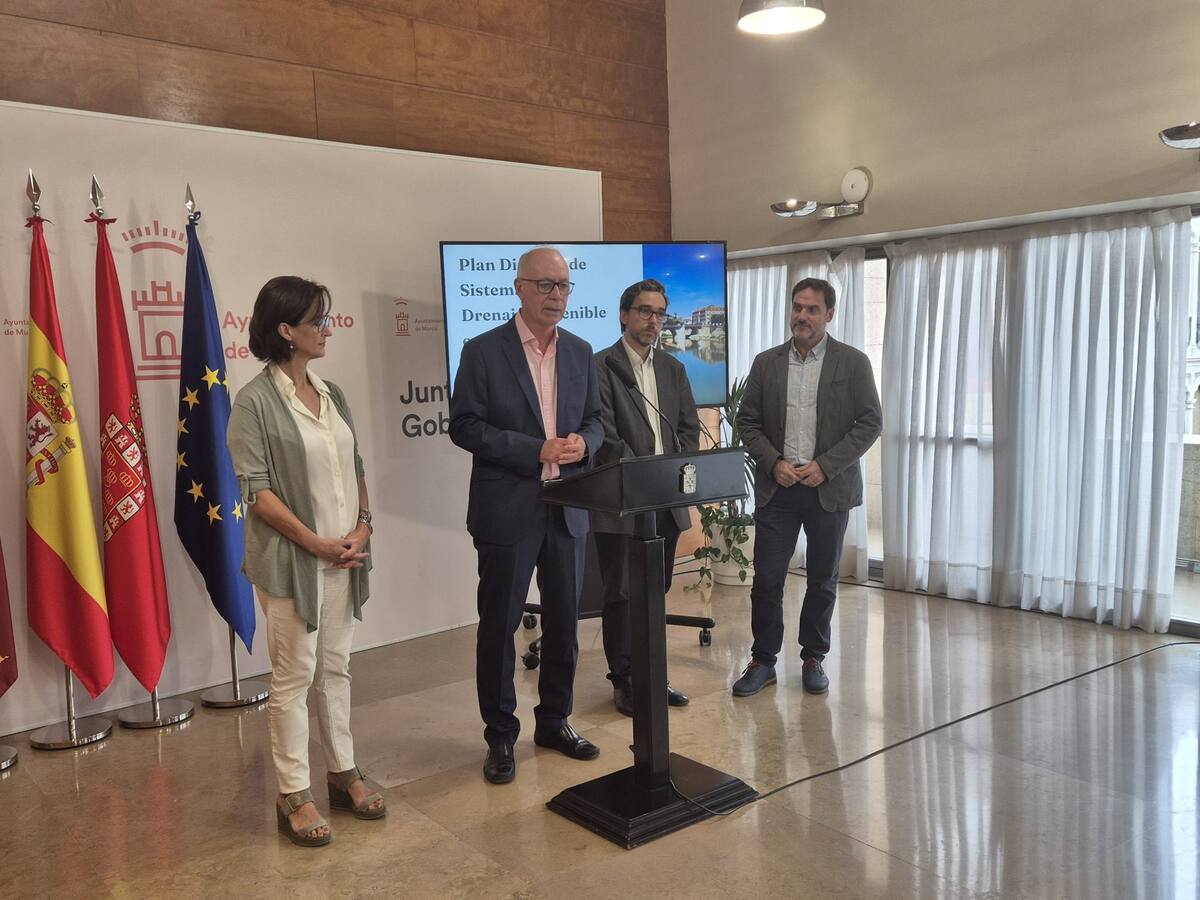 El nuevo Plan Director de Sistemas de Drenaje Sostenible busca mitigar las inundaciones en zonas urbanas del municipio de Murcia