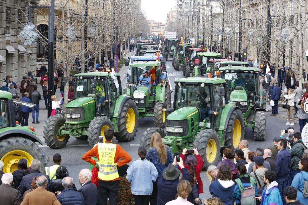 Tractorada celebrada en Granada