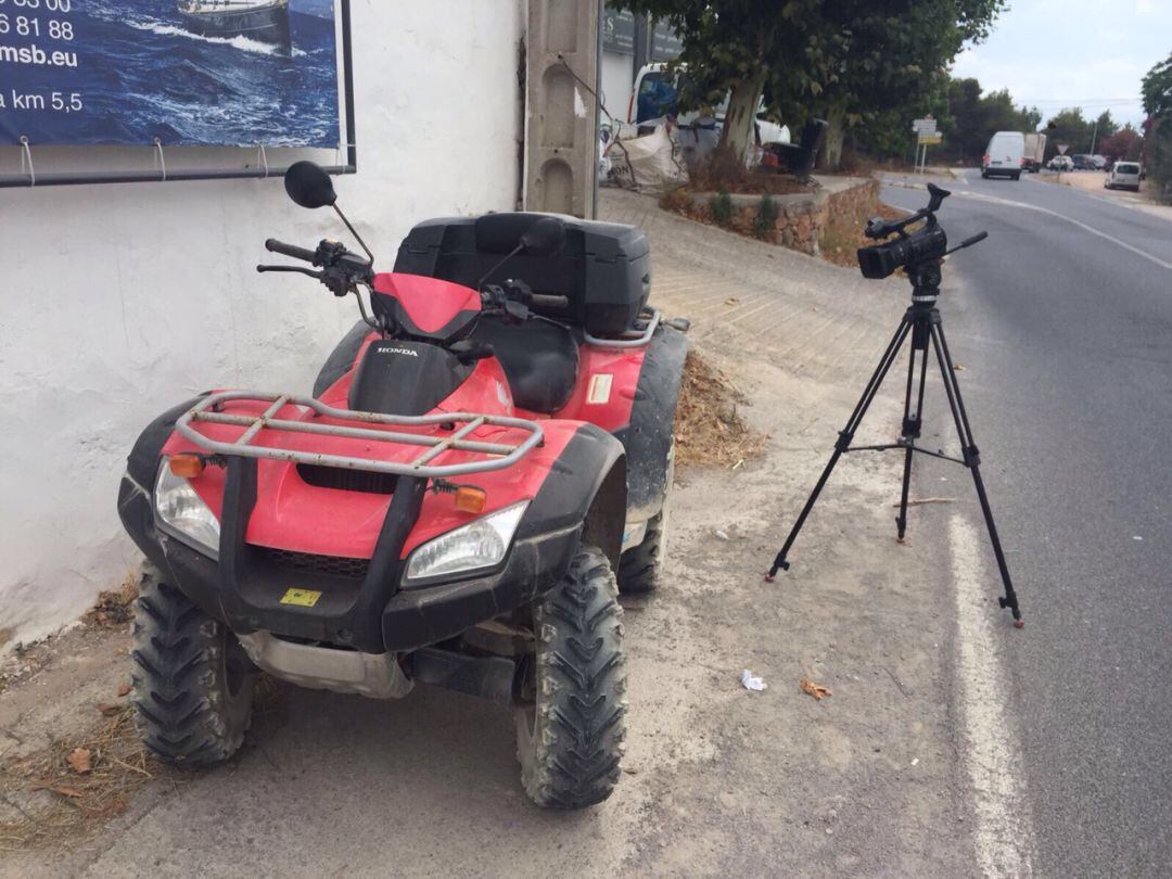 Imagen del quad de Ángel Nieto