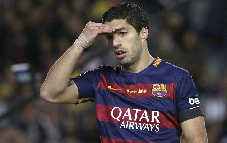 El delantero del Barcelona Luis Suárez.