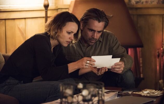 Rachel McAdams y Colin Farrell en la segunda temporada de &#039;True Detective&#039;