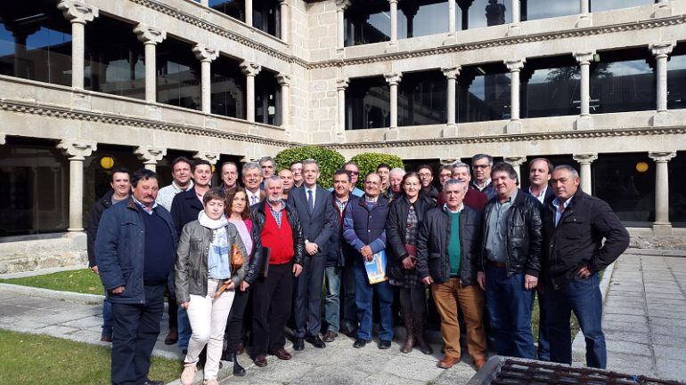 El pleno de la Cámara Agraria se constituyó en la Delegación Territorial de la Junta de Castilla y León