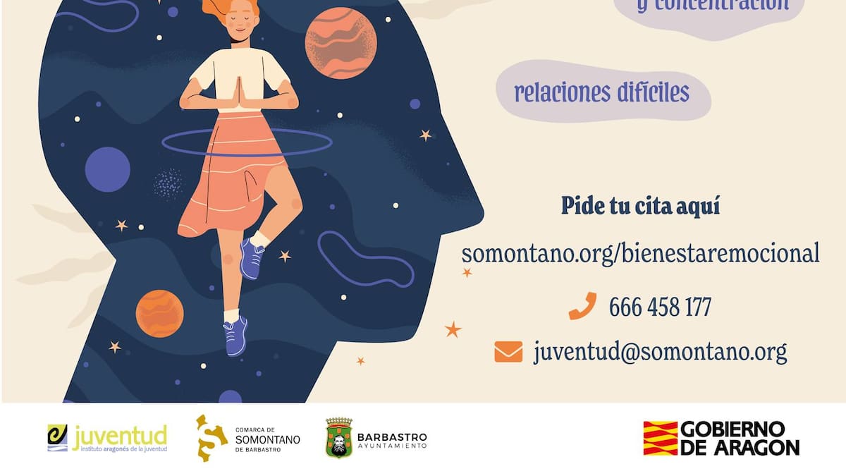 El Ayuntamiento de Barbastro activa una nueva edición del servicio de asesoría de bienestar emocional para jóvenes