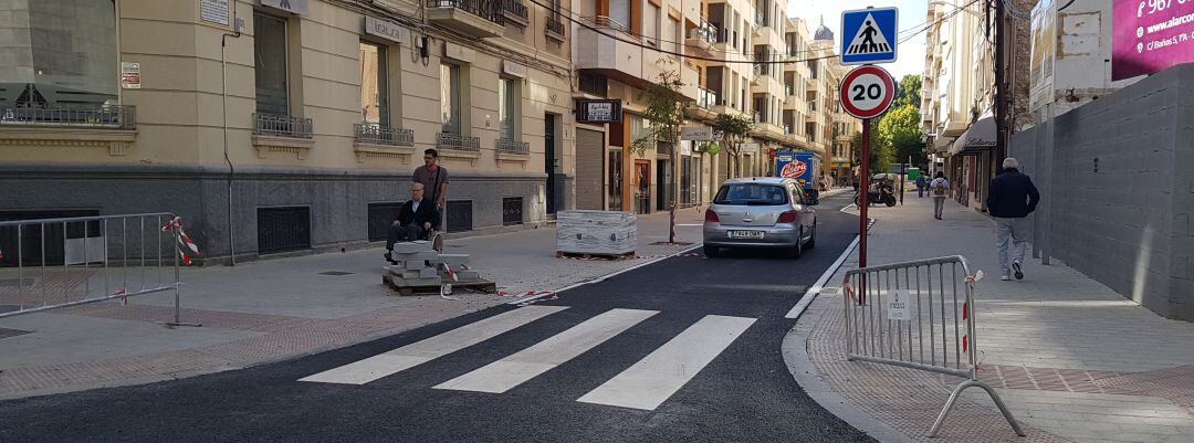 Teodoro Camino, reabierta al tráfico