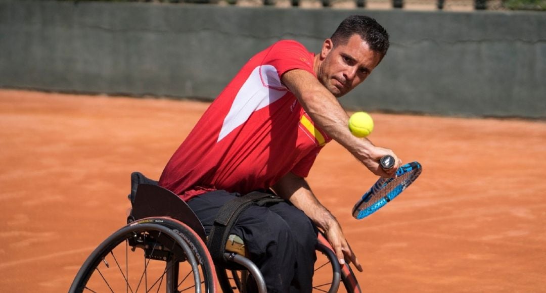 Enrique Siscar durante un torneo