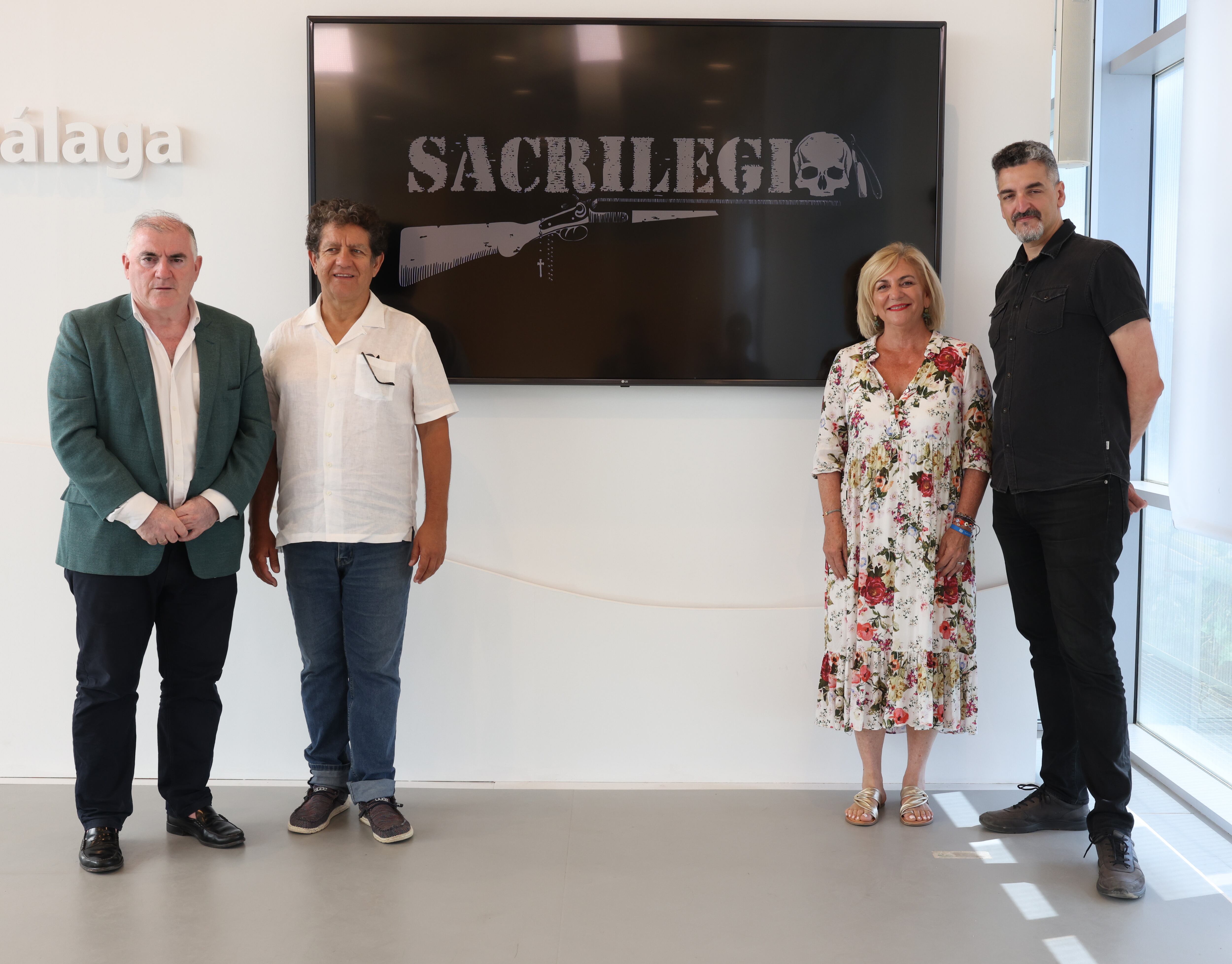 Acto de presentación del rodaje de Sacrilegio