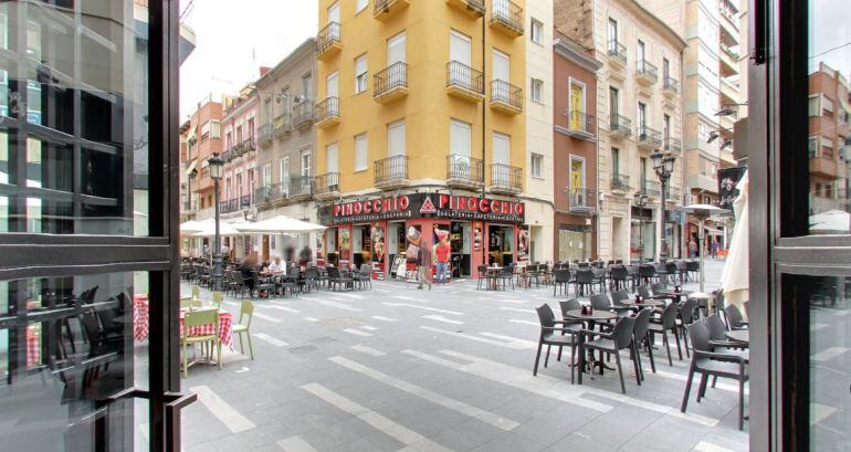 Calle Castaños, en Alicante