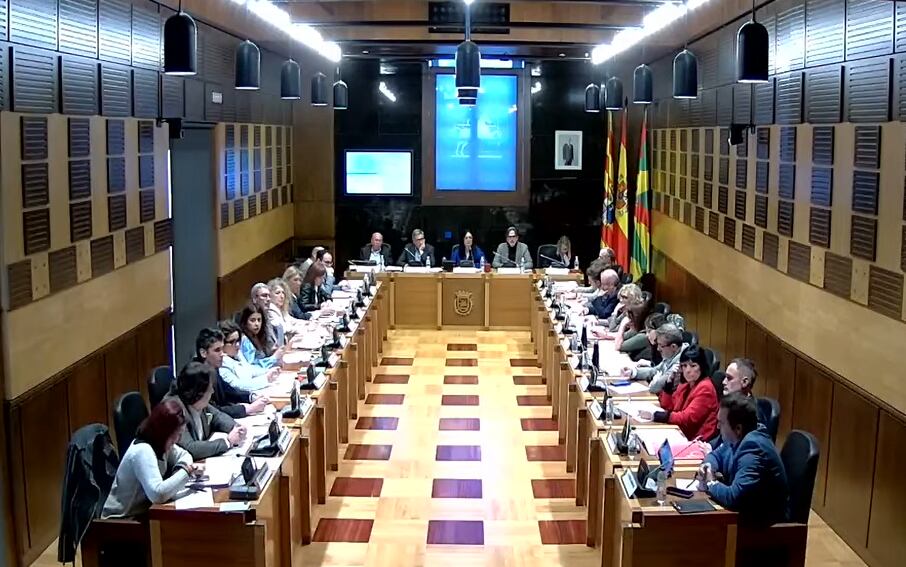 Anterior pleno celebrado en el Ayuntamiento de Huesca