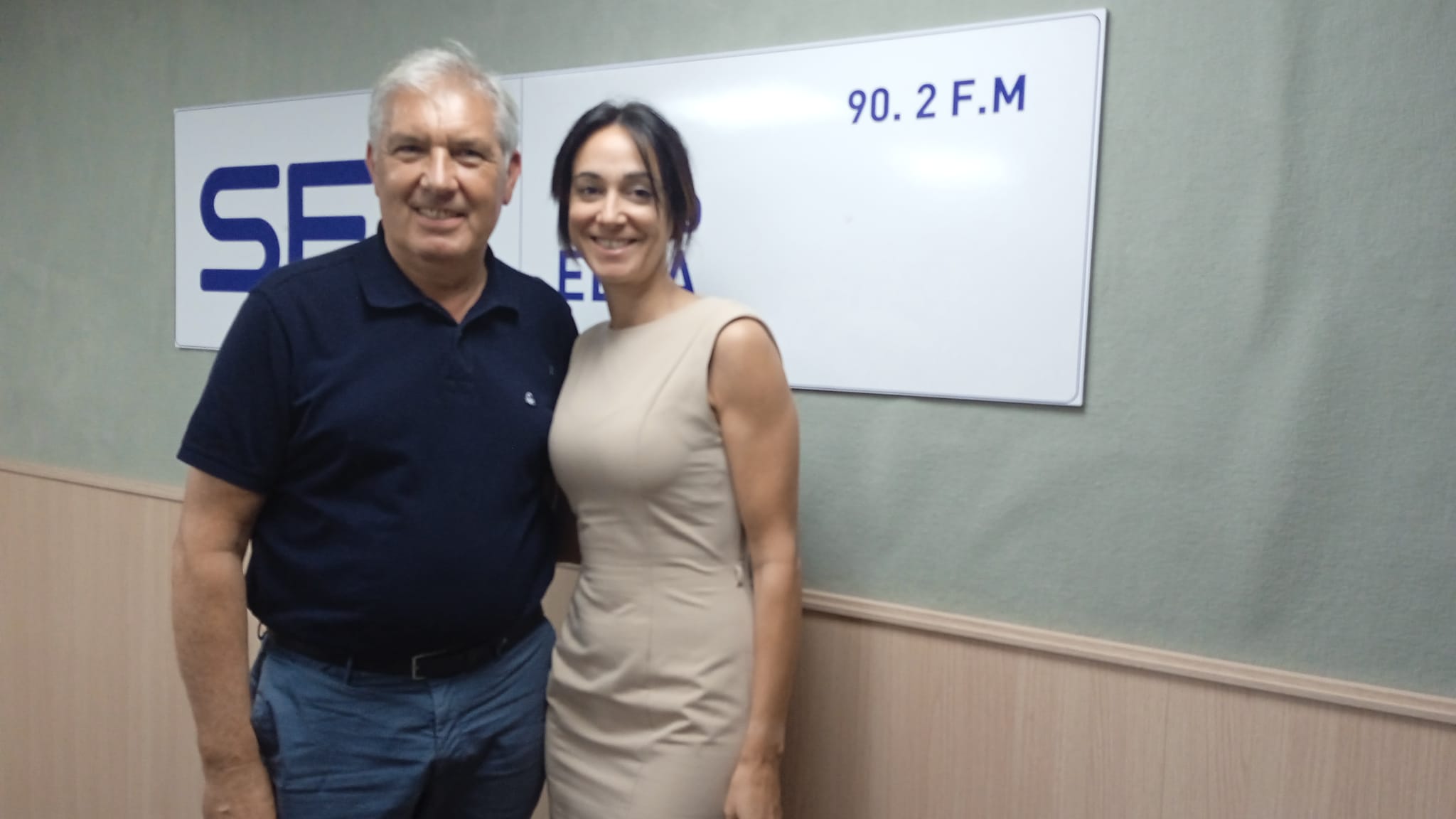 Celia Carbonell y Emilio Rico en Radio Elda Cadena SER