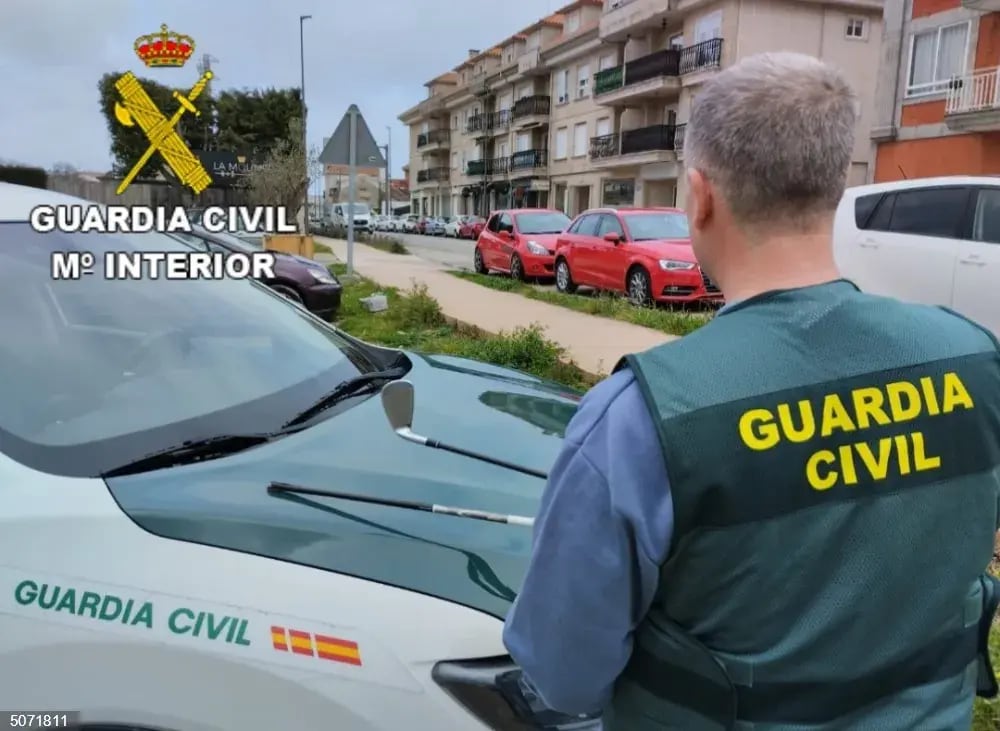 Guardia Civil en Nigrán