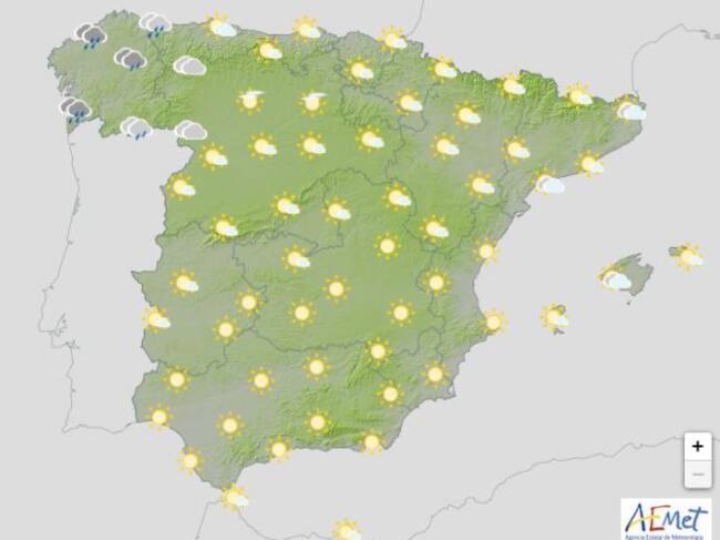 El sol también será protagonista el domingo 16 de febrero en casi toda España.