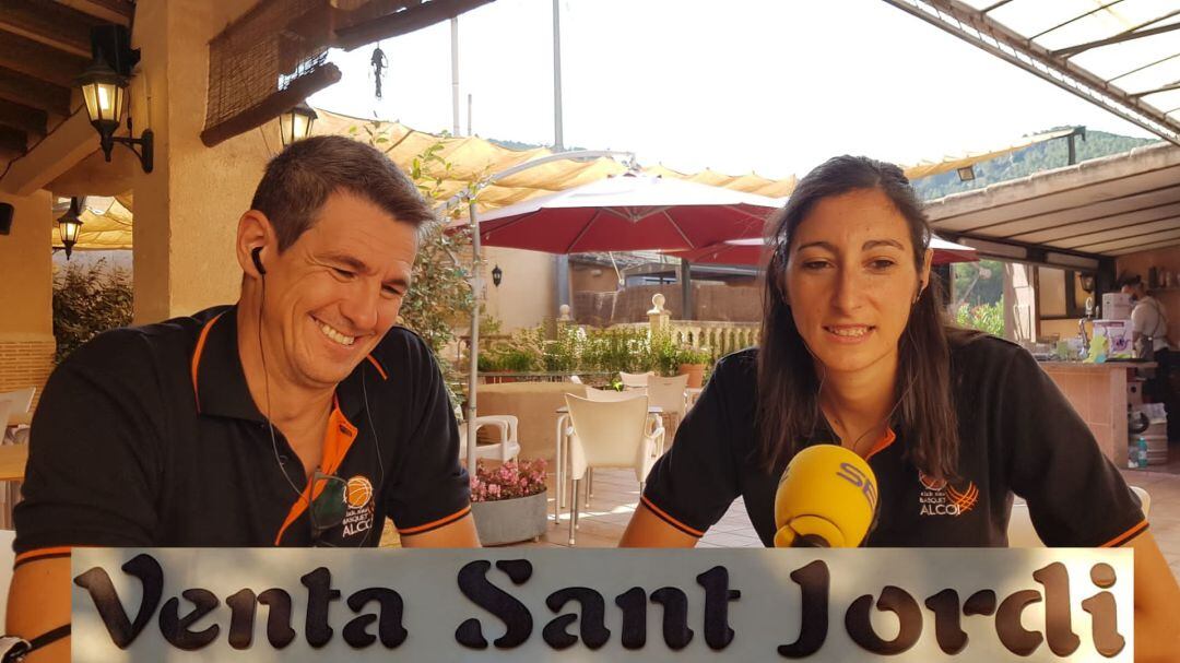 Toni Aracíl y Lirios Rovira en la Venta Sant Jordi