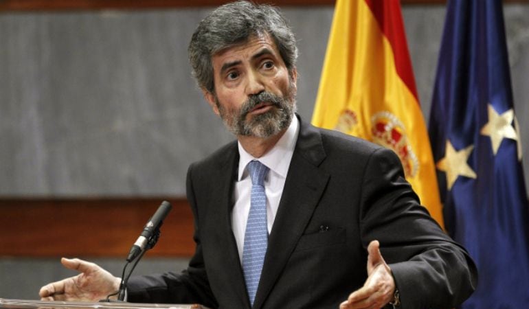 El presidente del CGPJ, Carlos Lesmes.