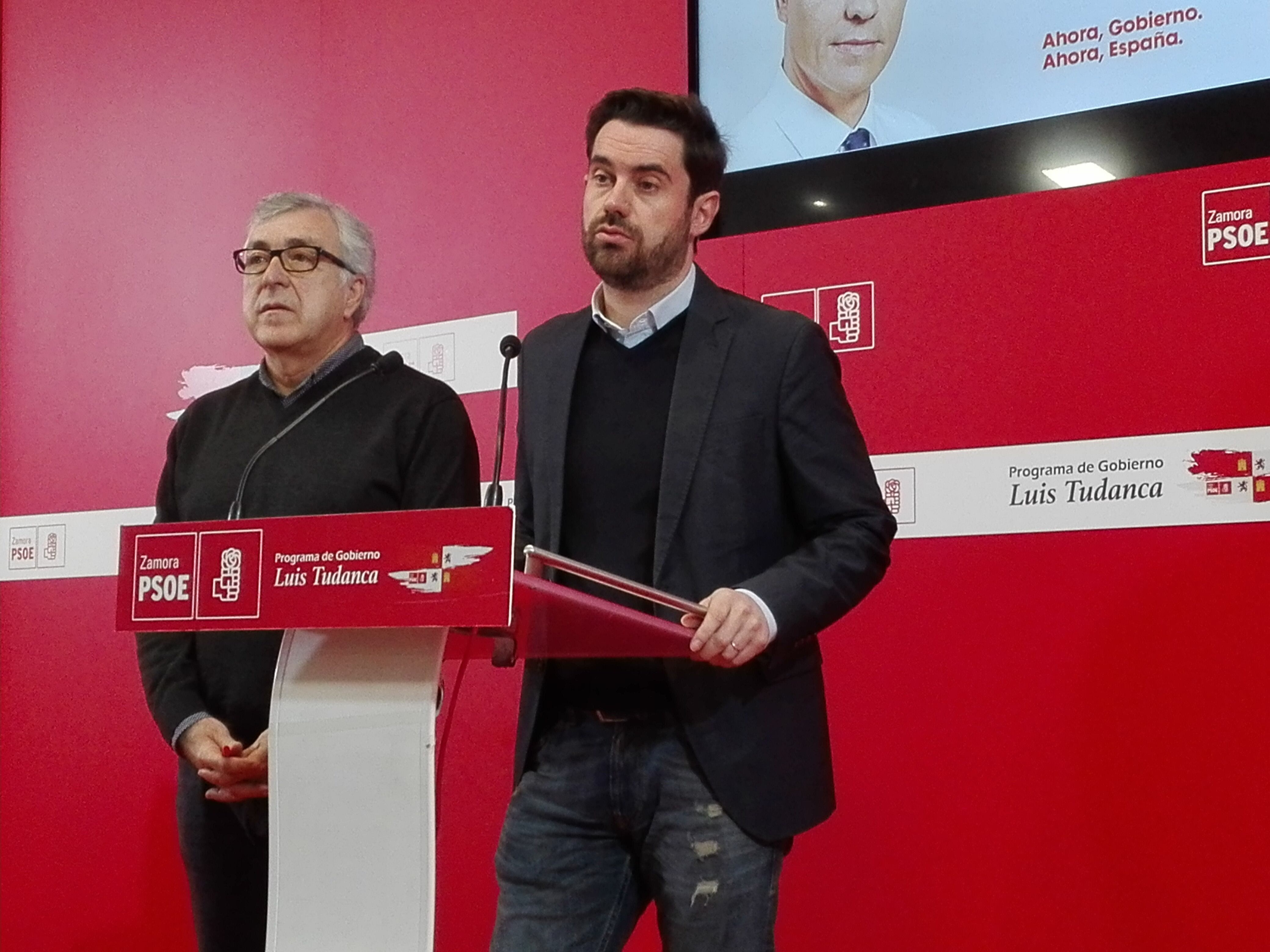 Antidio Fagundez y José Fernandez Blanco, cabezas de lista del PSOE al Congreso y al Senado