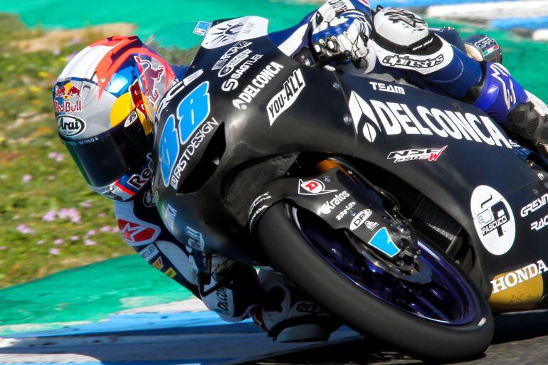 Jorge Martín rodando estos días en el Circuito de Jerez