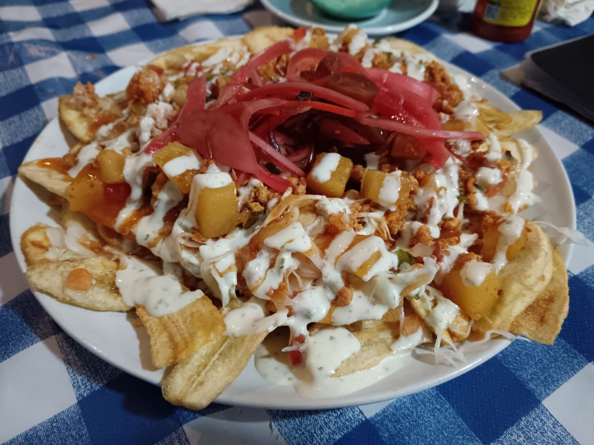 Tajadas con carne de cerdo