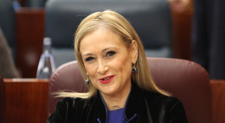 Cristina Cifuentes en la Asamblea de Madrid