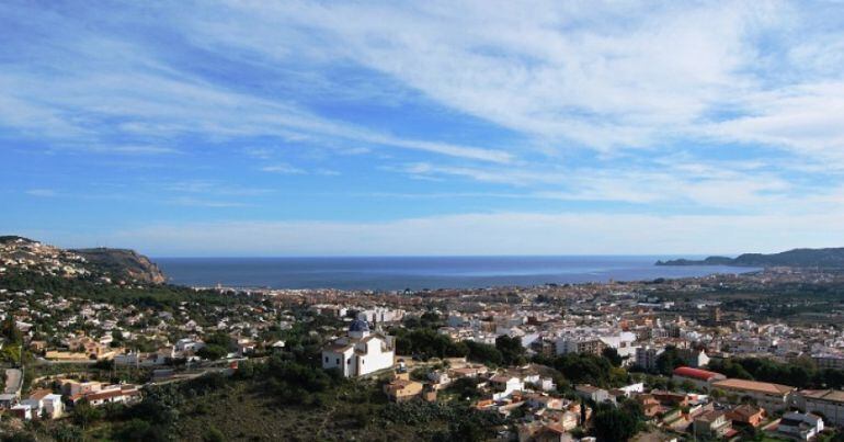 Vista panorámica de parte del término municipal de Xàbia.