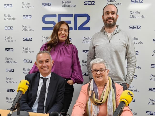 La directora de Radio Albacete, el director pedagógico del Ave María, el director de Relaciones Instituciones de El Corte Inglés en Castilla-La Mancha y la directora titular del colegio