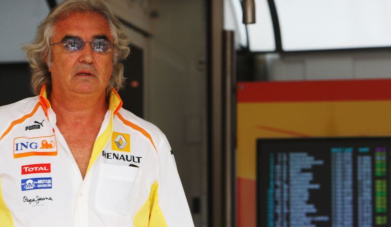 Flavio Briatore, en su etapa en Renault en 2009.