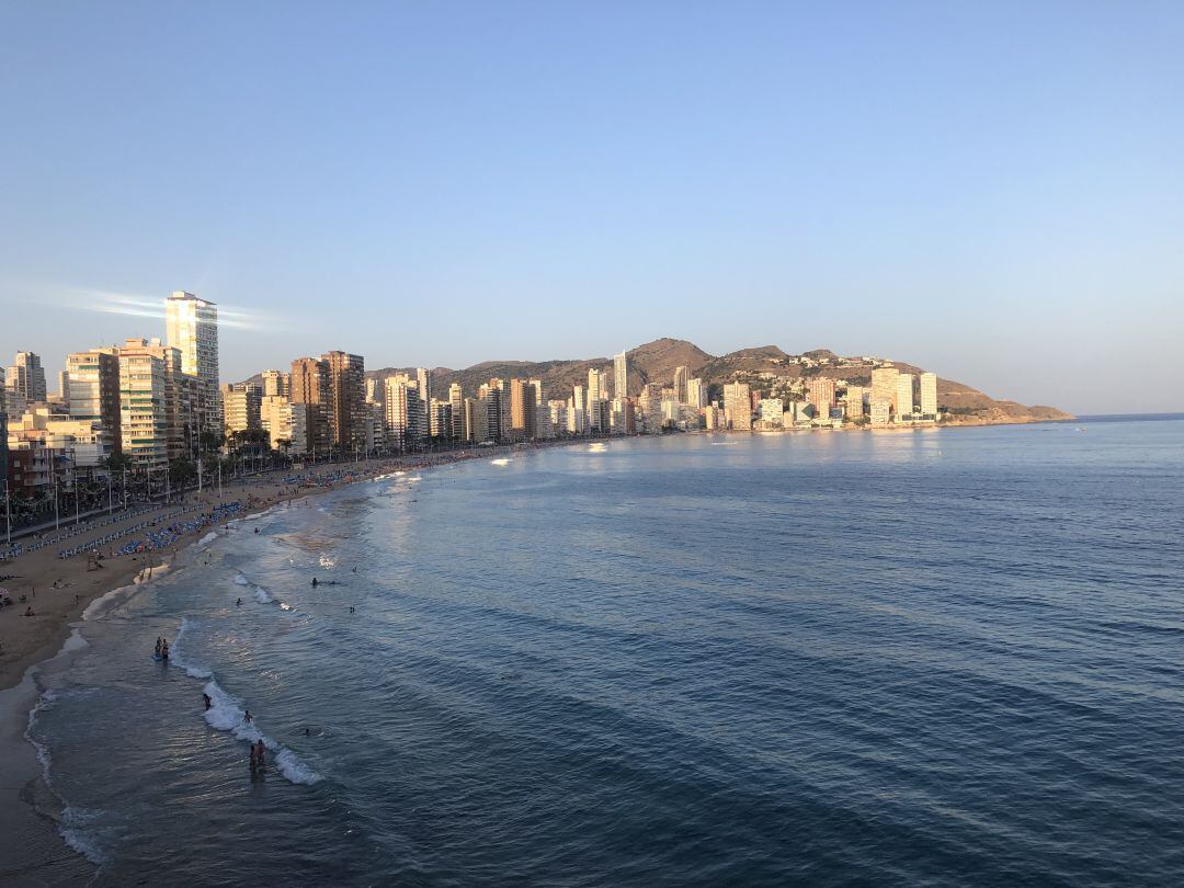 Benidorm en una foto de archivo