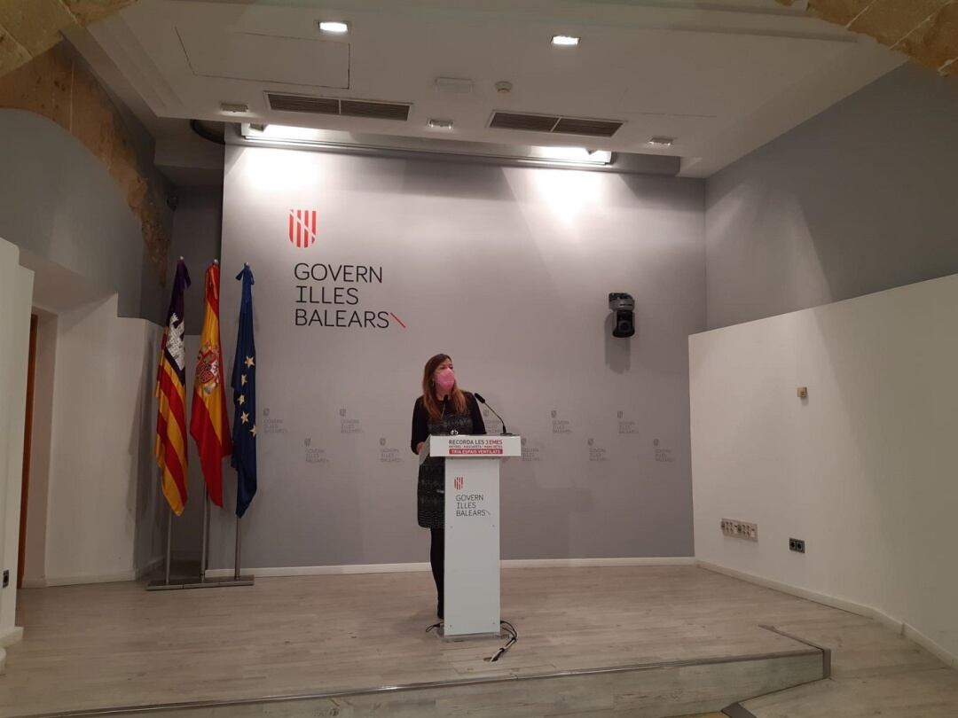 La consellera de Salut, Patricia Gómez, durante comparecencia.