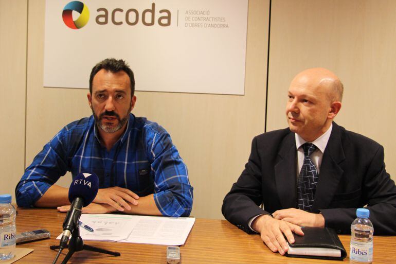 Víctor Filloy (esquerra), gerent de l'Acoda