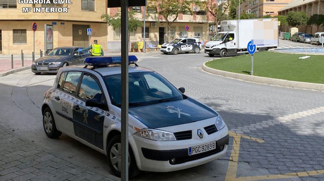 Control policial en Cieza