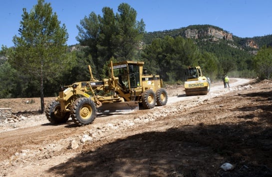 Habilitación de una pista forestal