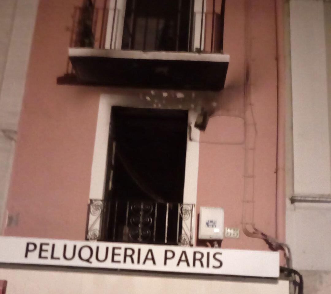 Exterior de la vivienda afectada