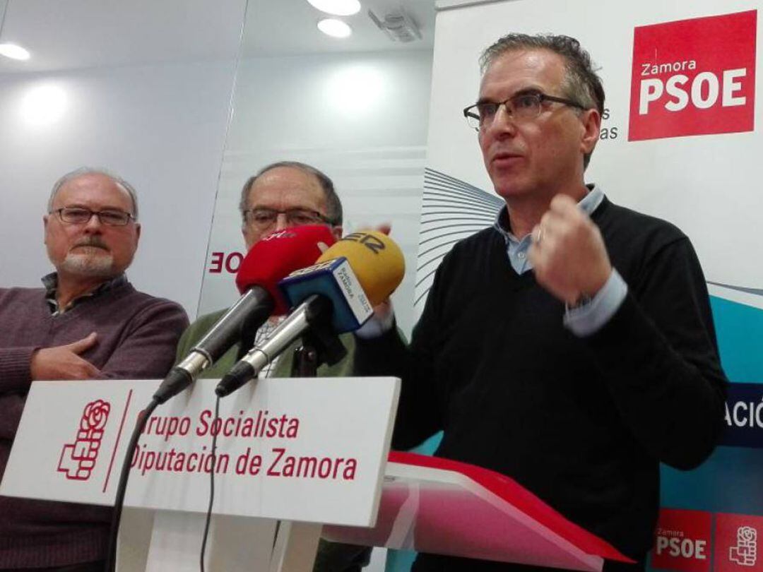 El portavoz del PSOE en la Diputación Provincial, Antonio Plaza