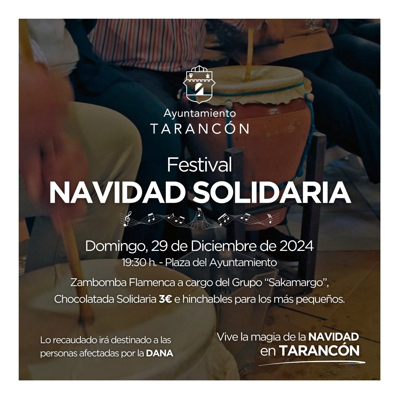 Cartel del Festival Navidad Solidaria de Tarancón