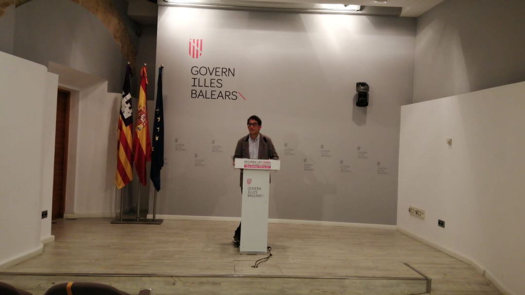 El conseller balear de Turismo, Iago Negueruela
