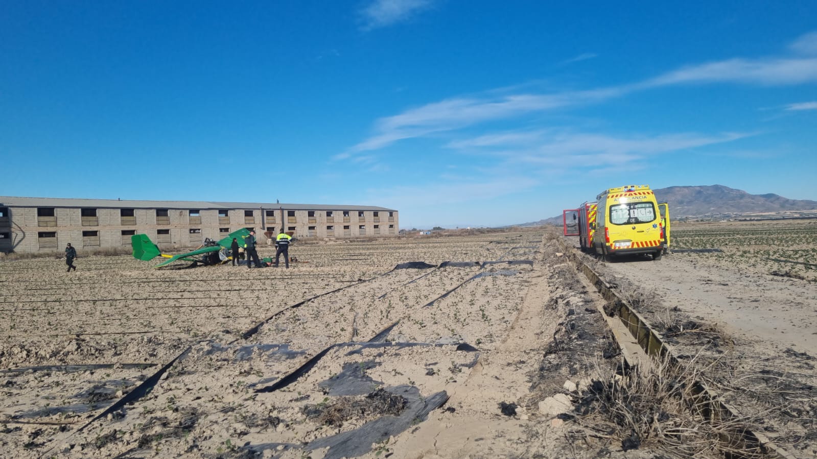 Accidente aéreo en Totana