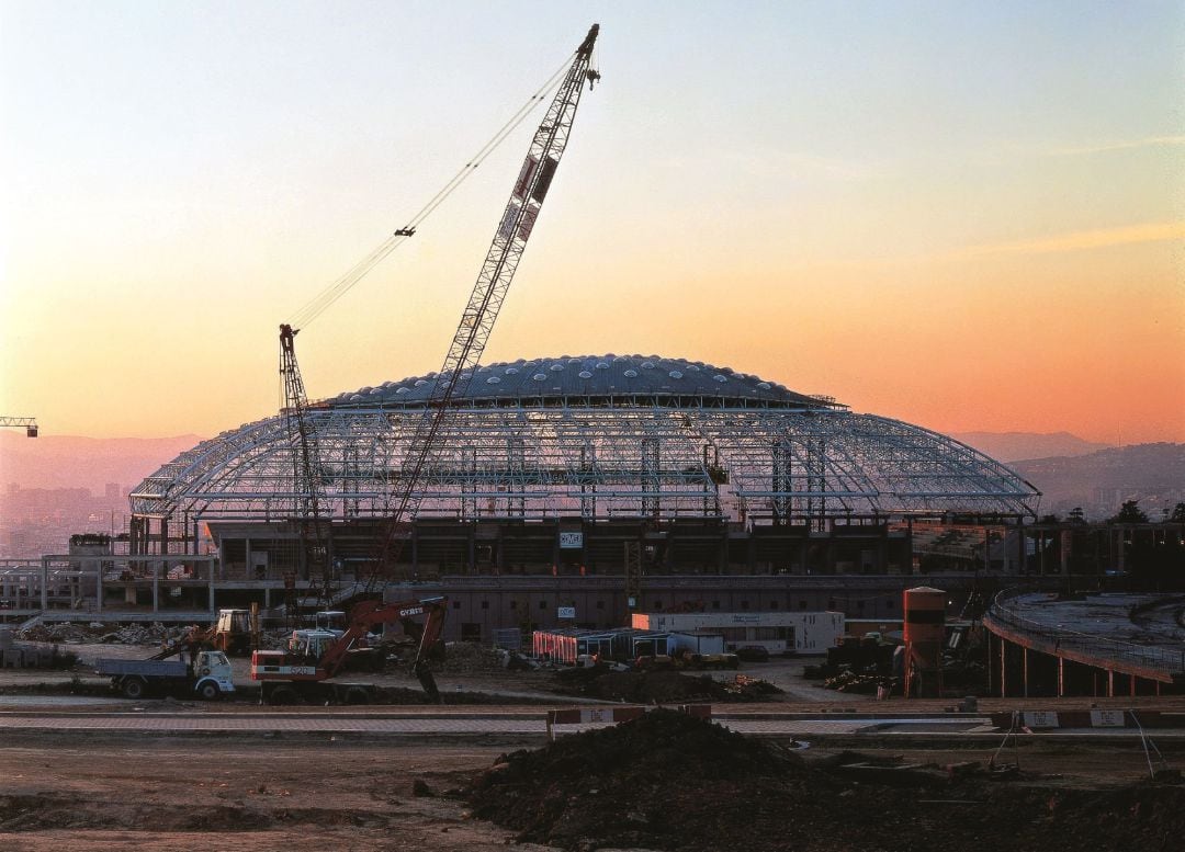  Fotografía facilitada por la Fundación Hyatt del Palau Sant Jordi (1990), diseñado por el arquitecto, urbanista y teórico japonés Arata Isozaki