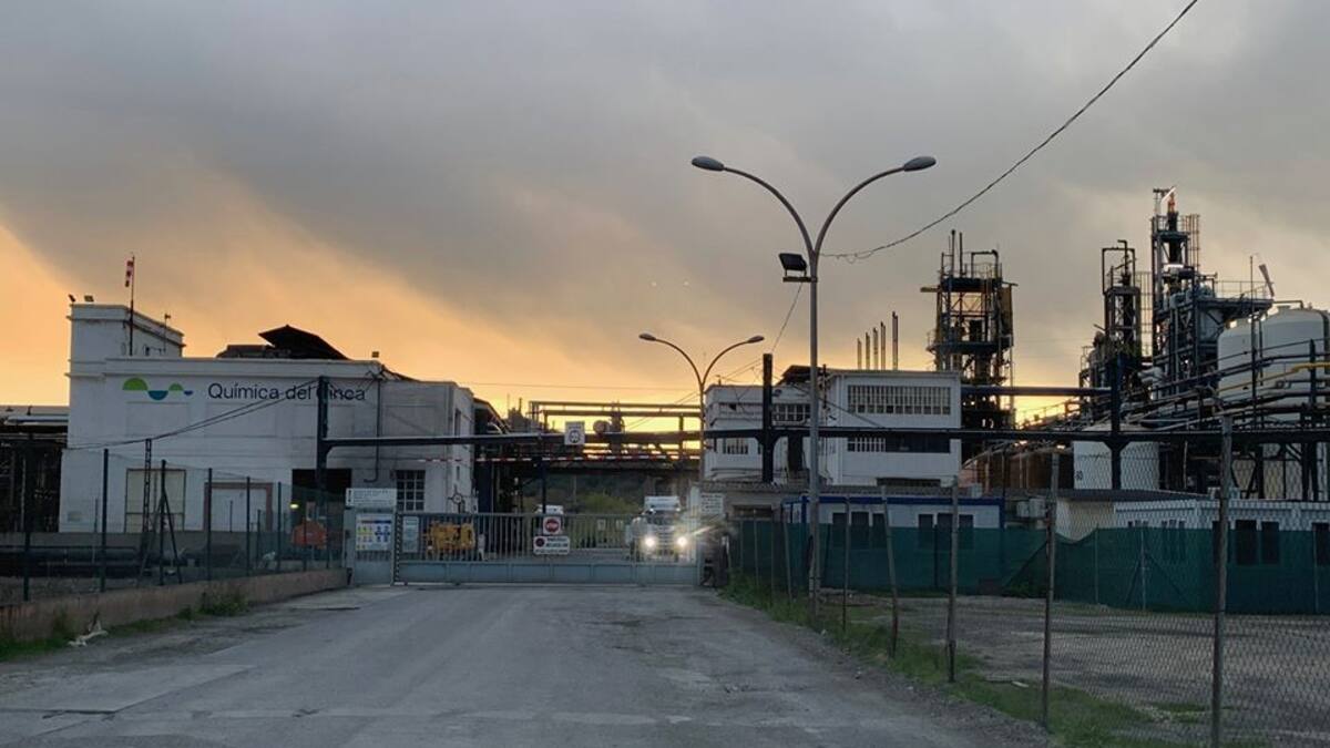 Una fuga de cloro en una empresa química de Monzón lleva a 4 trabajadores al hospital