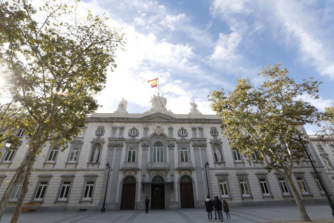 Imagen de la fachada del Tribunal Supremo, en Madrid