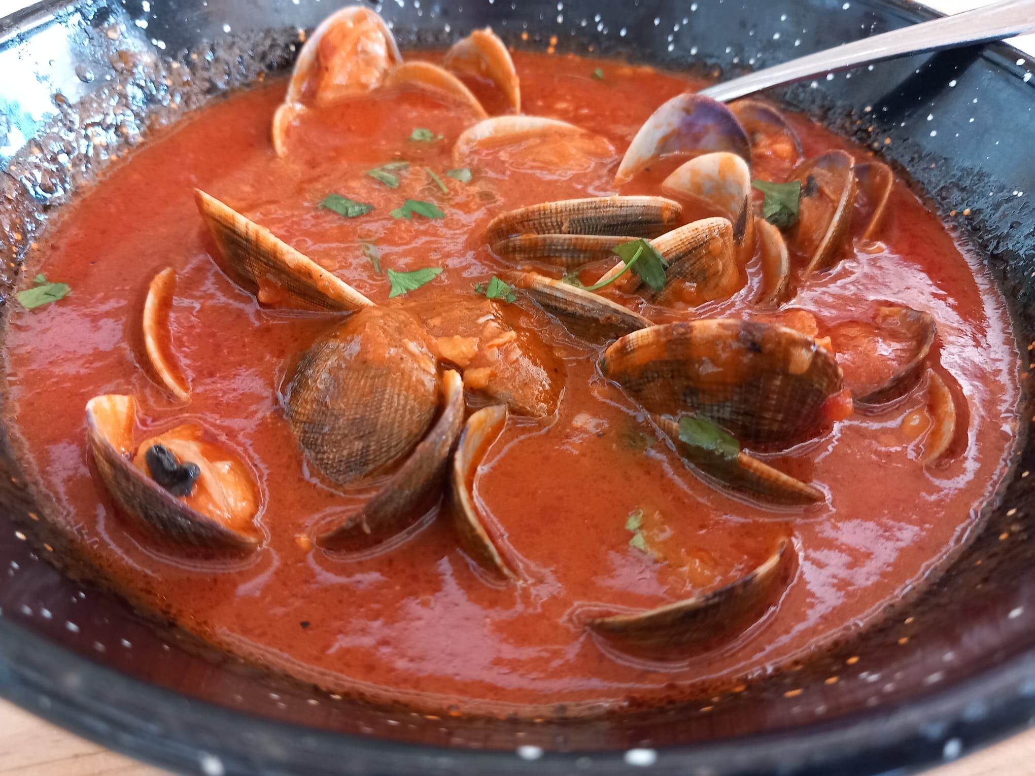 Almejas a la marinera