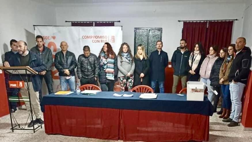 Candidatura del PSOE en Rus para las próximas elecciones municipales