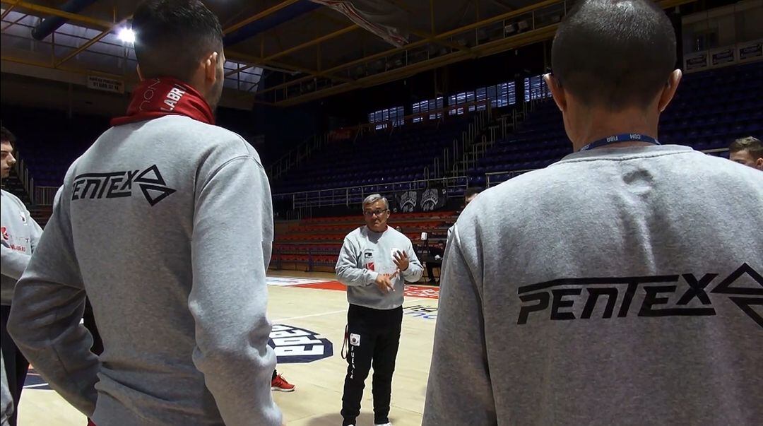 Paco García dirigió este martes su primera sesión como técnico fuenlabreño.