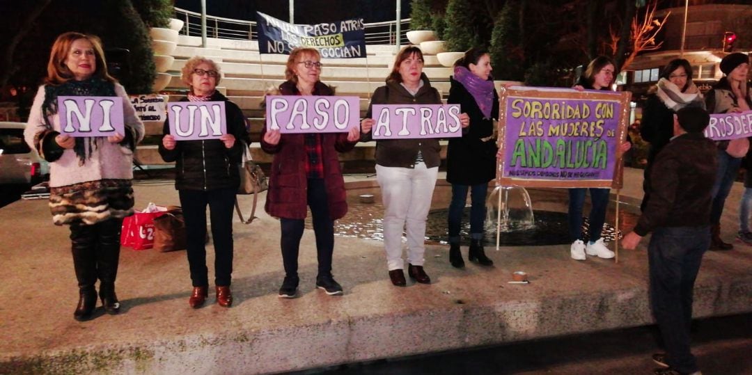 Concentración feminista en Puertollano