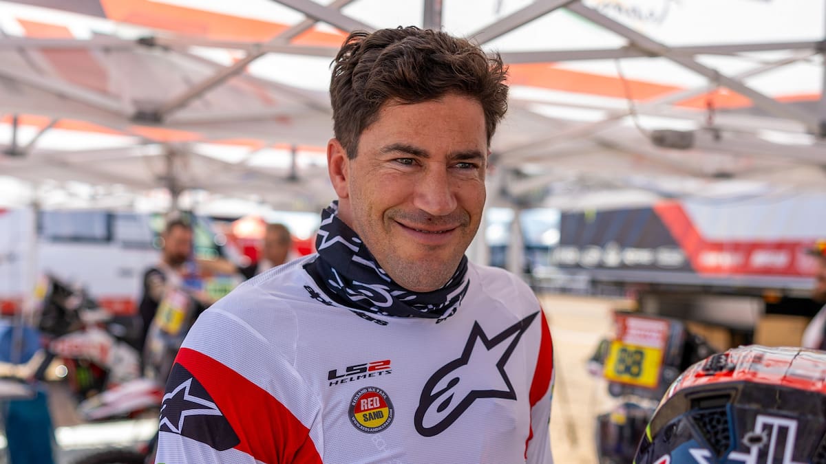 Joan Barreda, piloto del Hero Motorsport en el Dakar 2024