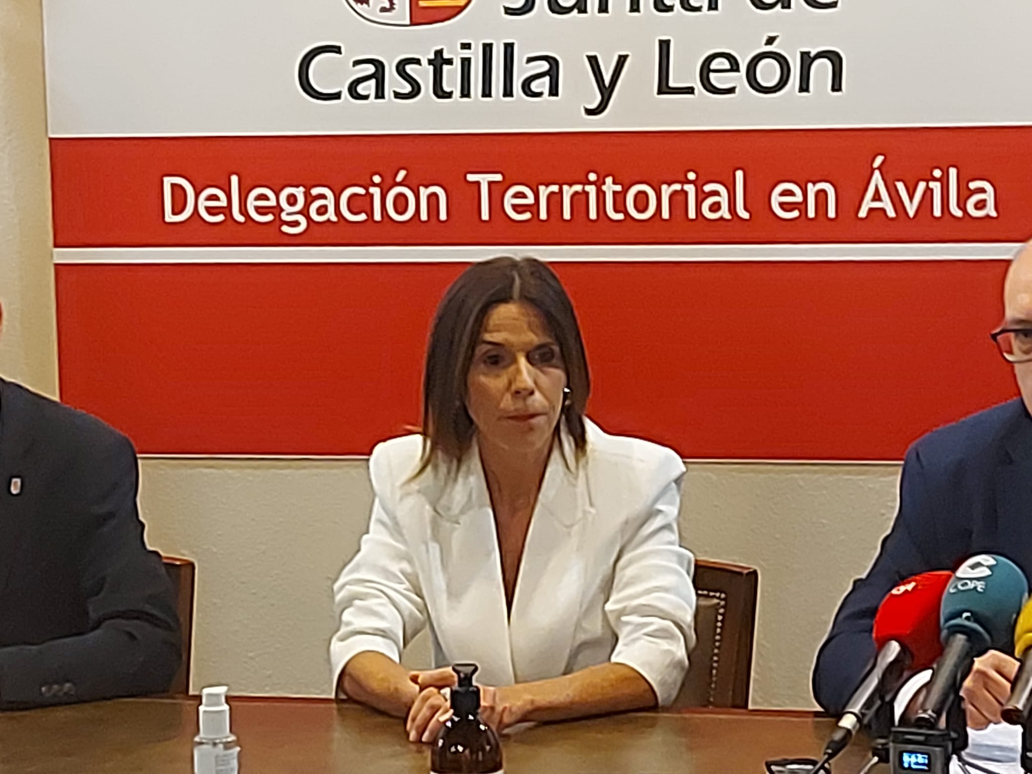Laura Martín durante su presentación como nueva Directora Provincial