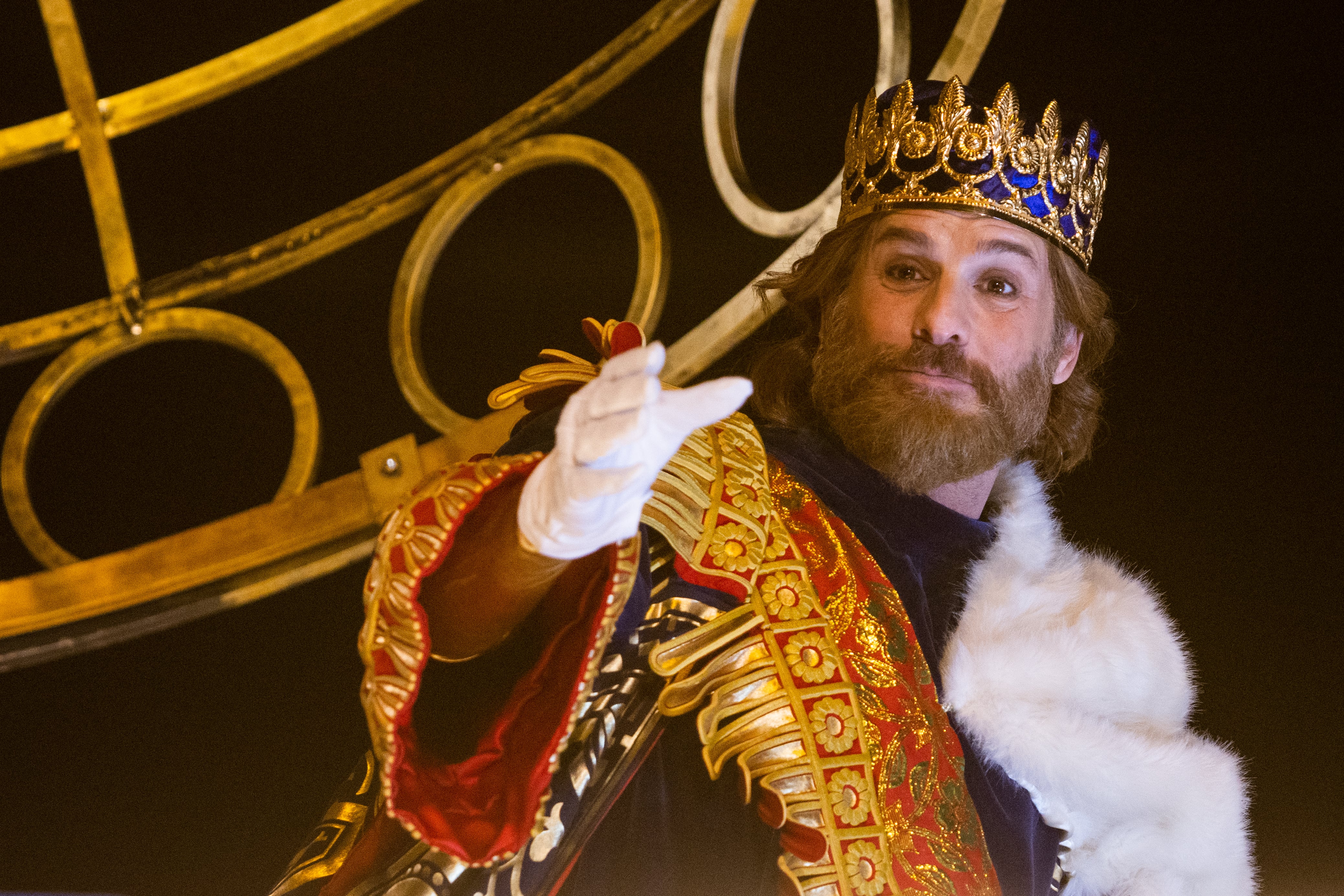 Beltrán Iraburu hizo de rey Gaspar en la cabalgata de Reyes Magos de Madrid durante cuatro años