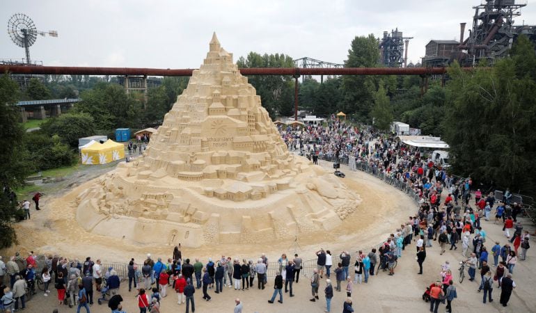 El castillo de arena más grande del mundo.