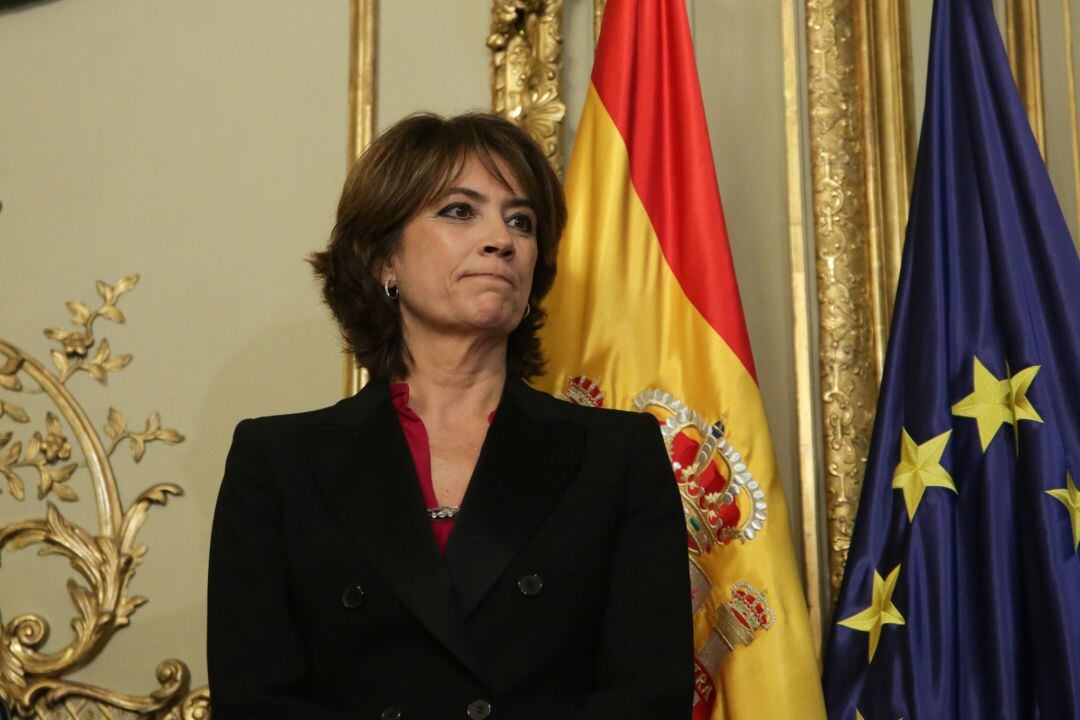 La exministra de Justicia y futura Fiscal General del Estado, Dolores Delgado.