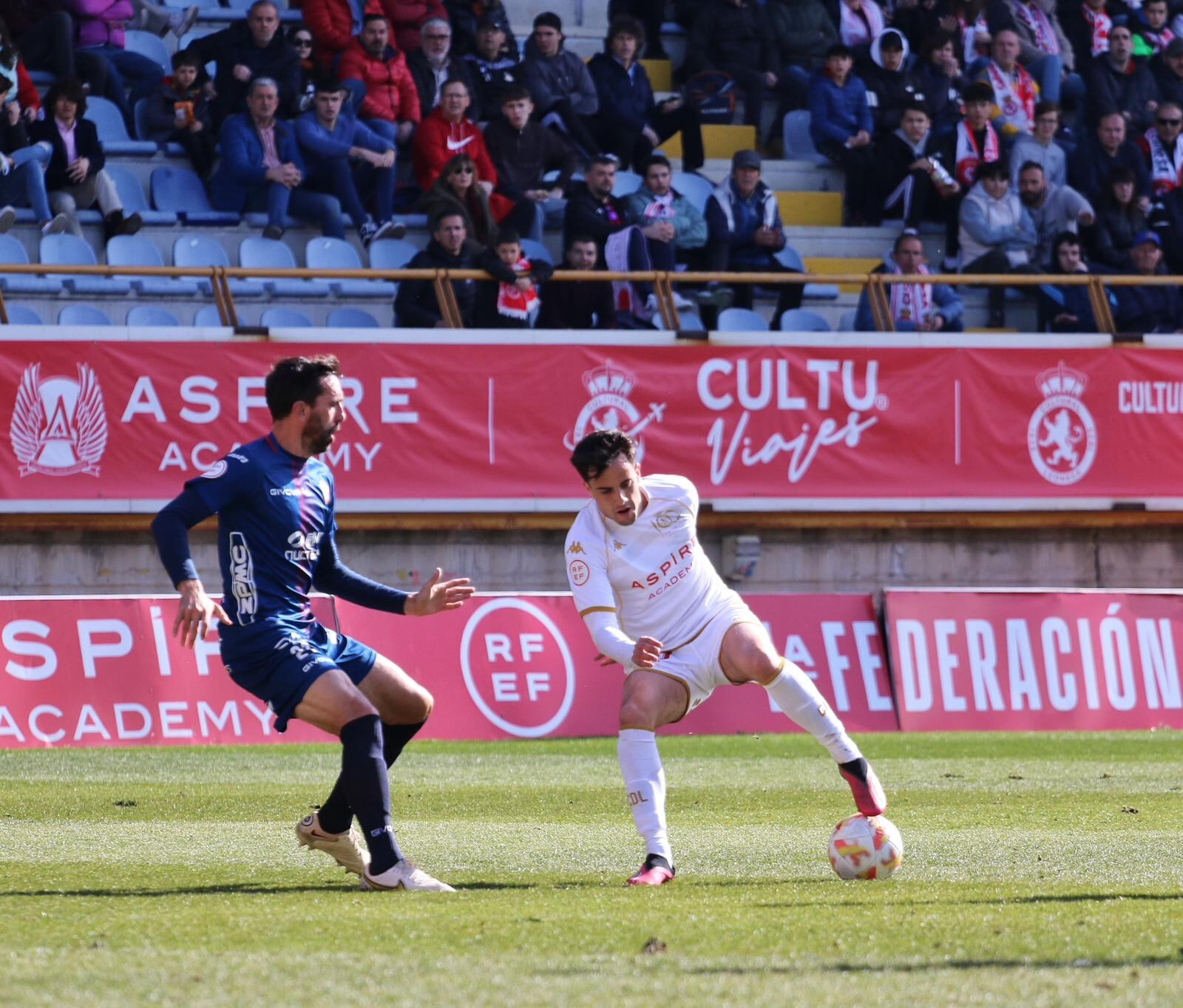 Un momento del partido