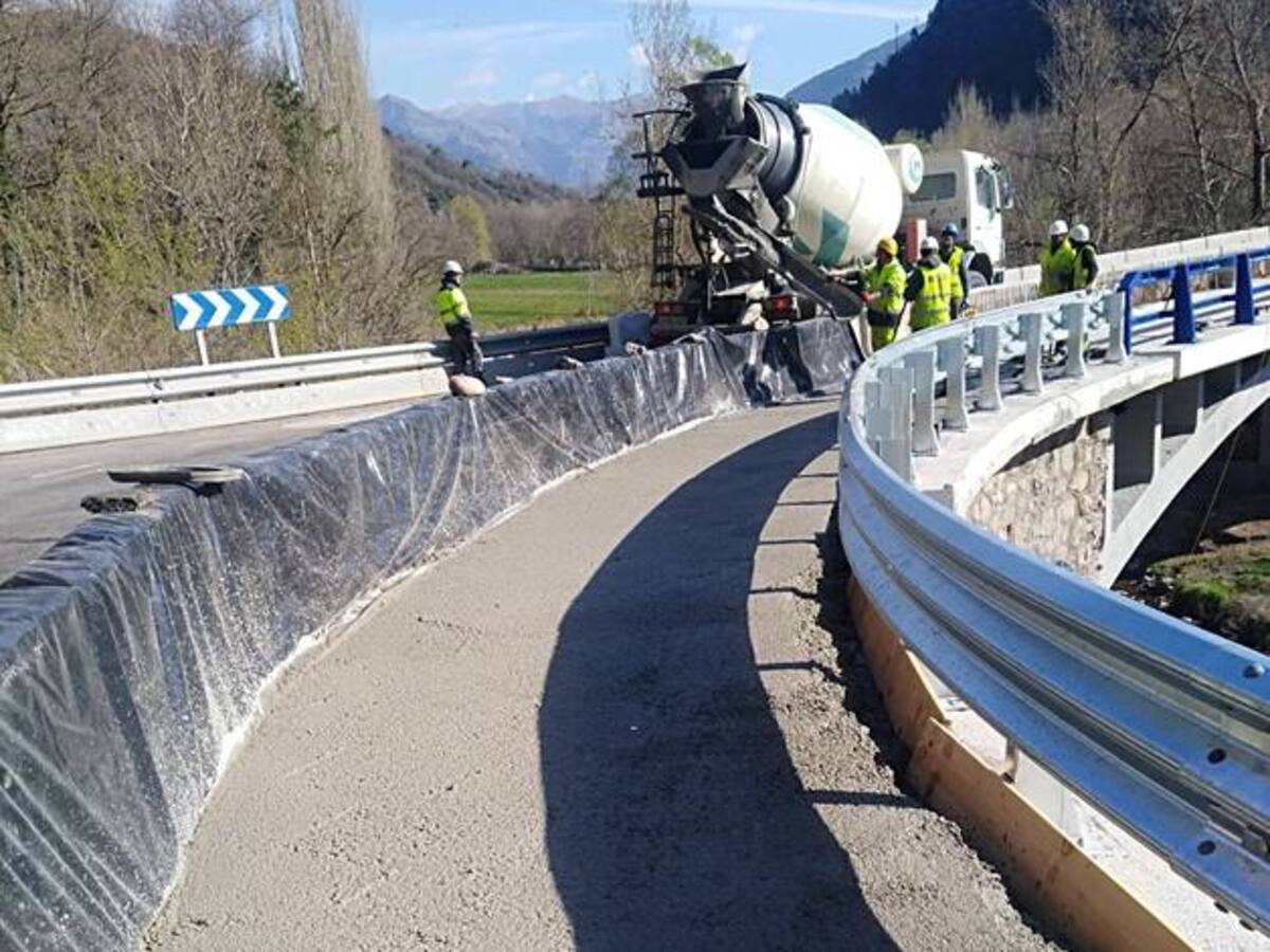 Afectación al tráfico en la carretera N-260 en Montanuy