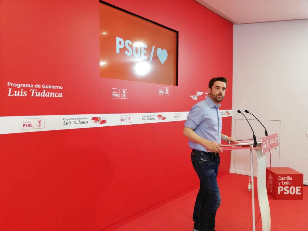 El secretario provincial del PSOE, Antidio Fagúndez