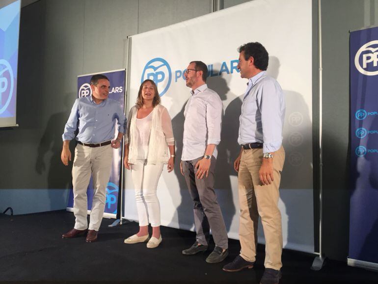 Momento de la clausura de la Conferencia del PP